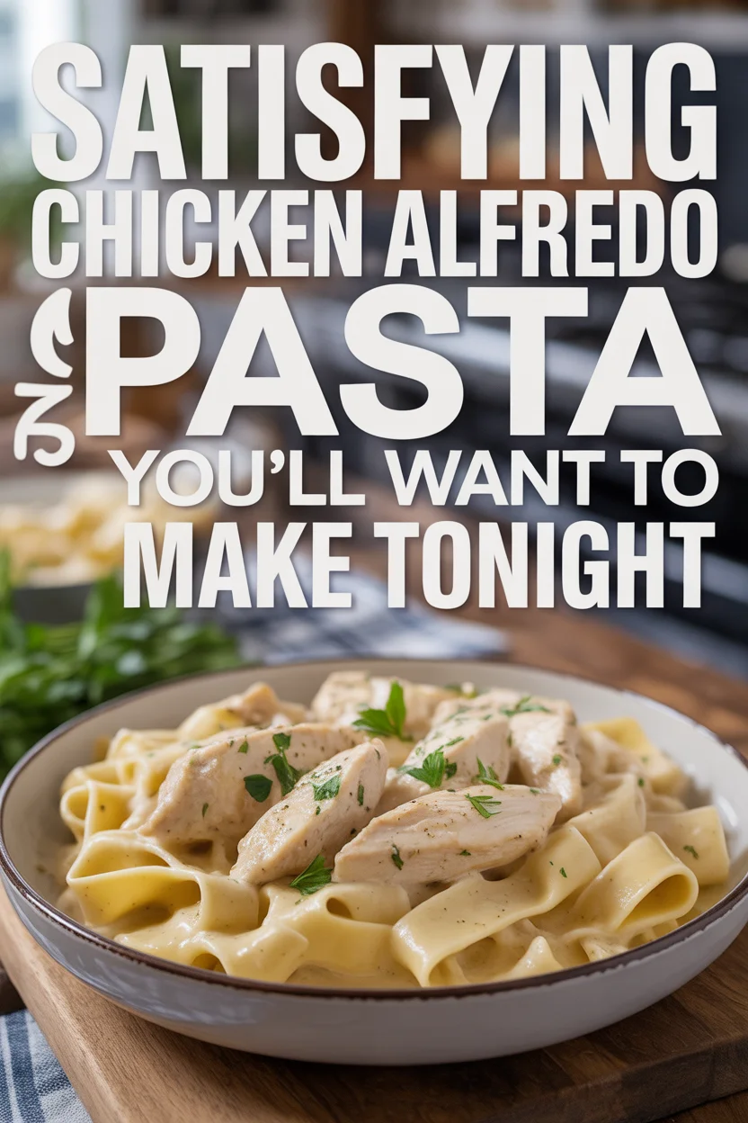 Satisfying Chicken Alfredo Pasta You’ll Want to Make Tonight
