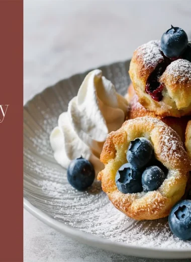 Blueberry Fritter Bites