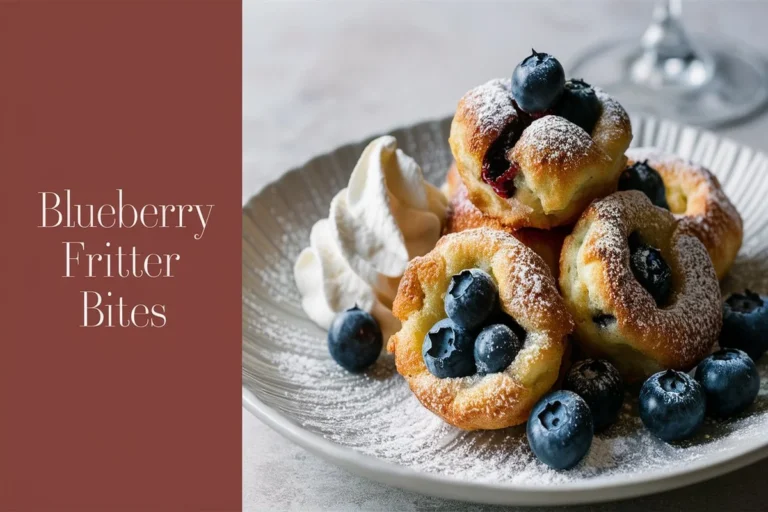 Blueberry Fritter Bites