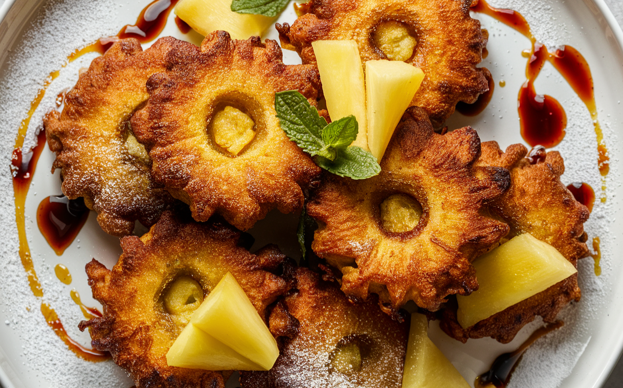 What Are Pineapple Fritters Made Of?