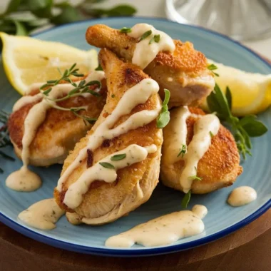 Lemon Garlic Chicken Bites