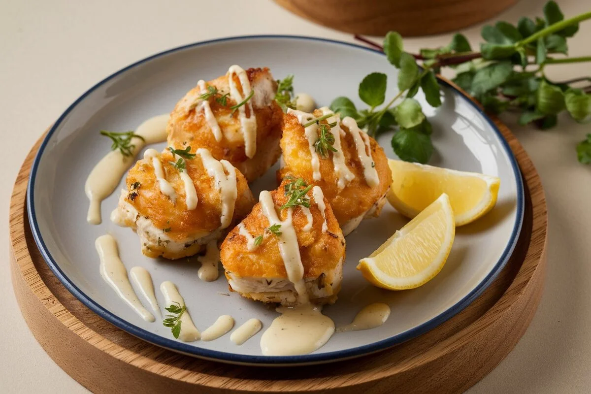 Lemon Garlic Chicken Bites