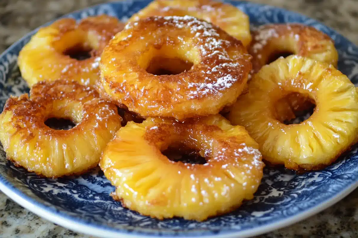 Golden Pineapple Fritters