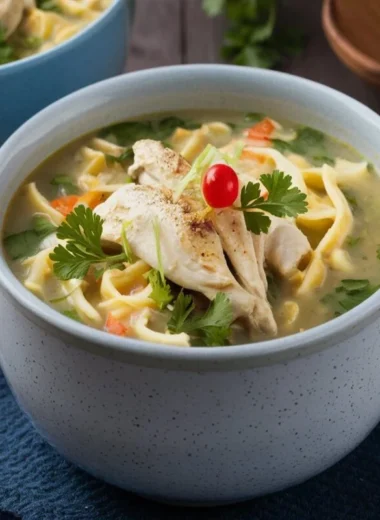 Crockpot Creamy Chicken Noodle Soup