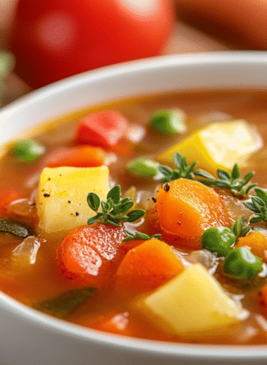 Slow Cooker Vegetable Soup