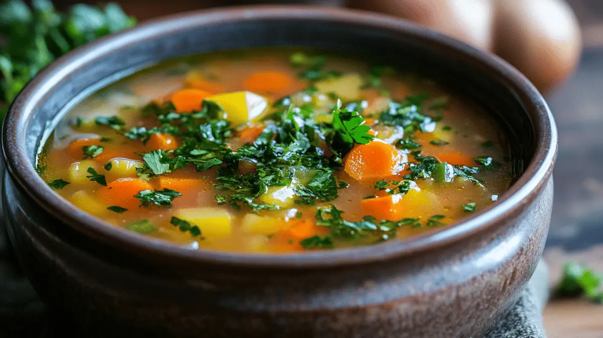 Slow Cooker Vegetable Soup