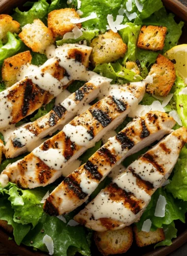 Grilled Chicken Caesar Salad Recipe
