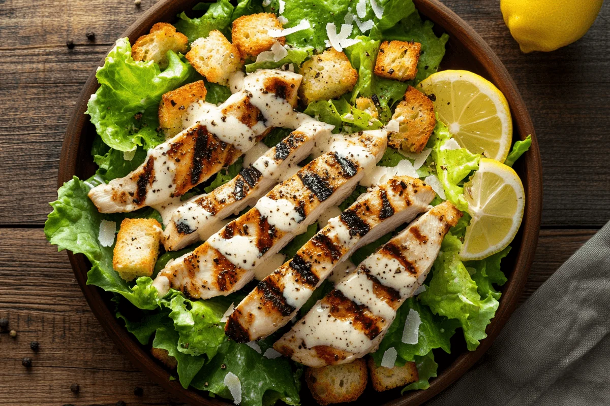 Grilled Chicken Caesar Salad Recipe