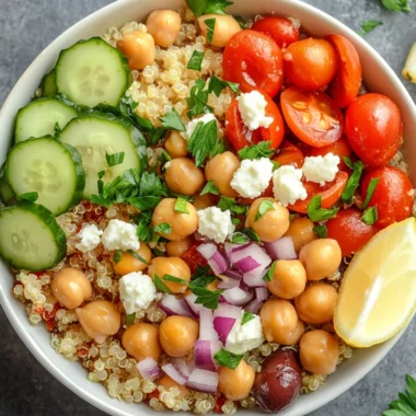 Mediterranean Quinoa Bowl Recipe