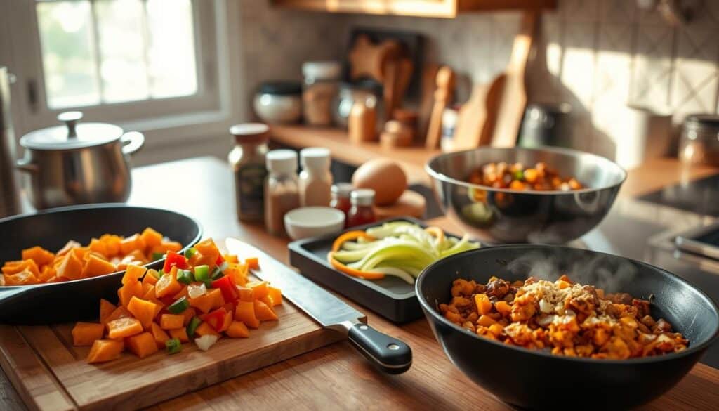 Sweet Potato Breakfast Hash Tools