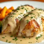 Delicious Chicken Pillows With Creamy Parmesan Sauce Recipe (2)