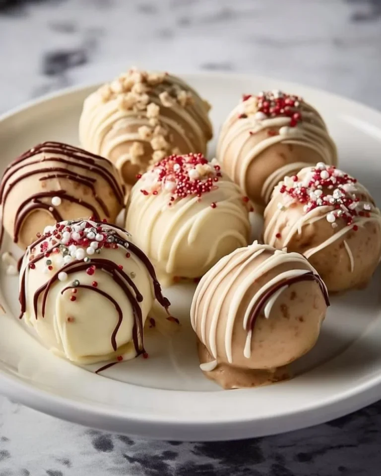 Decadent gingerbread truffles coated in chocolate for the holidays