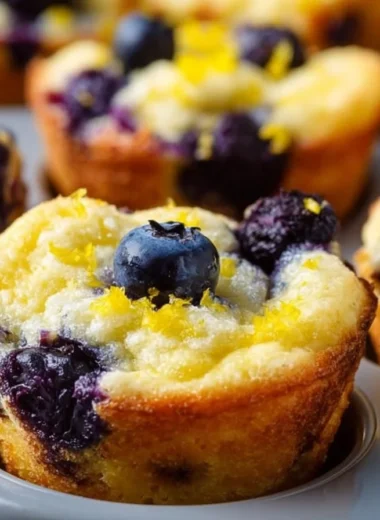 Lemon Blueberry Cottage Cheese Protein Bites for a healthy snack option