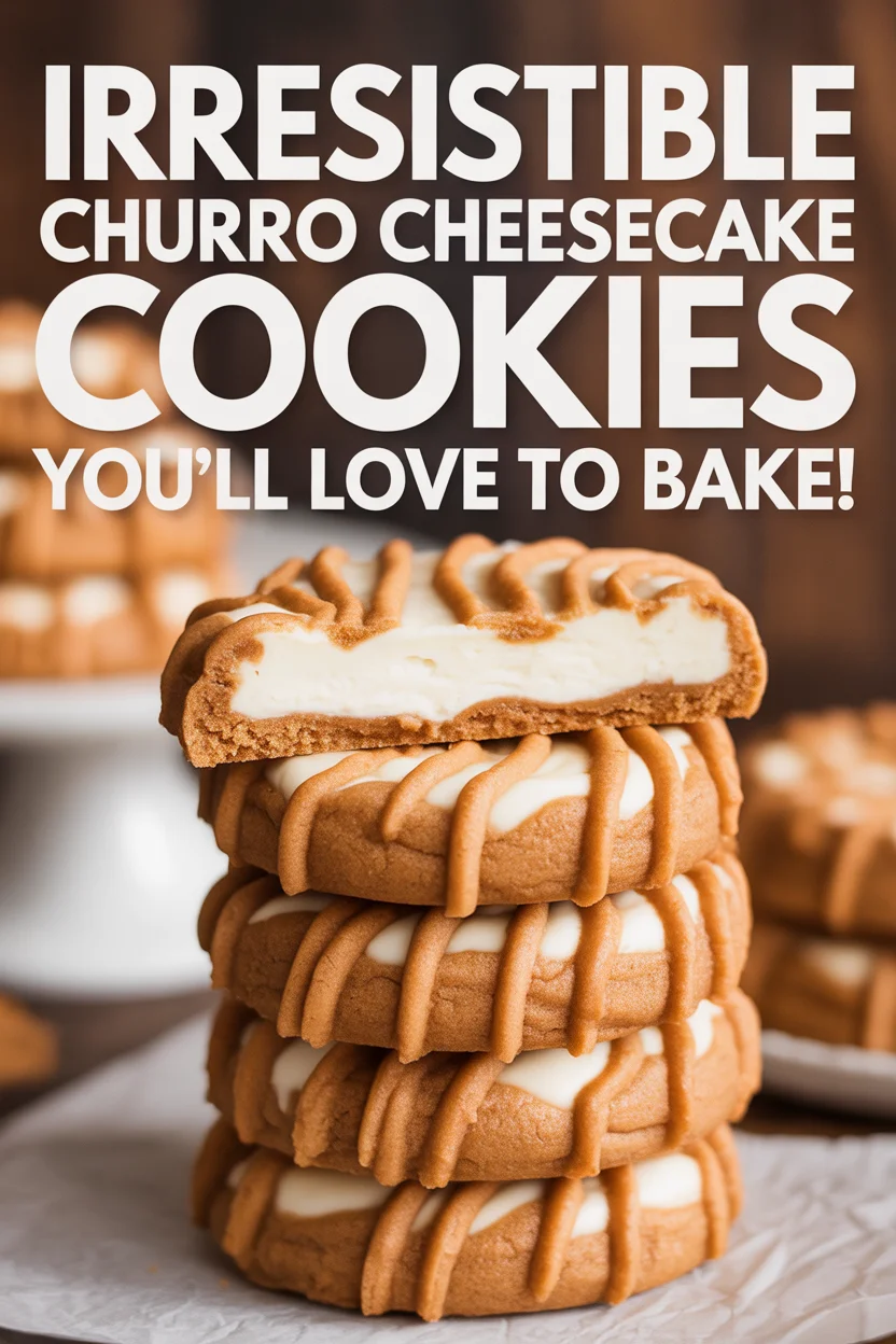 Irresistible Churro Cheesecake Cookies You’ll Love to Bake!
