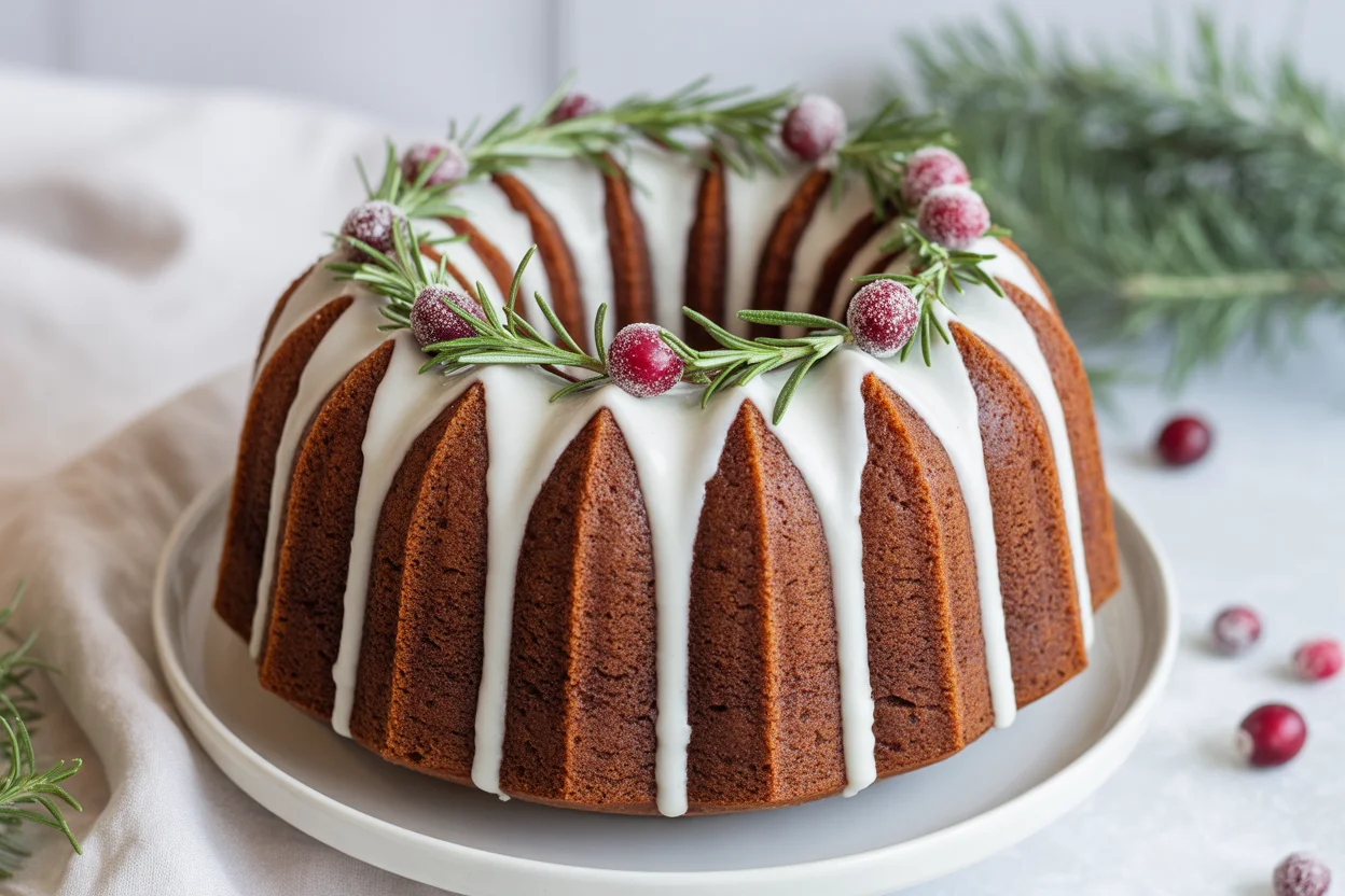 Deliciously Moist Gingerbread Bundt Cake You’ll Adore