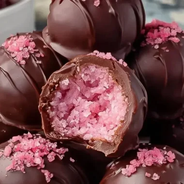 Delicious Cherry Mash Truffles made with rich chocolate and cherries.