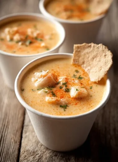 Bubba’s Crab Stew with succulent crab and flavorful broth