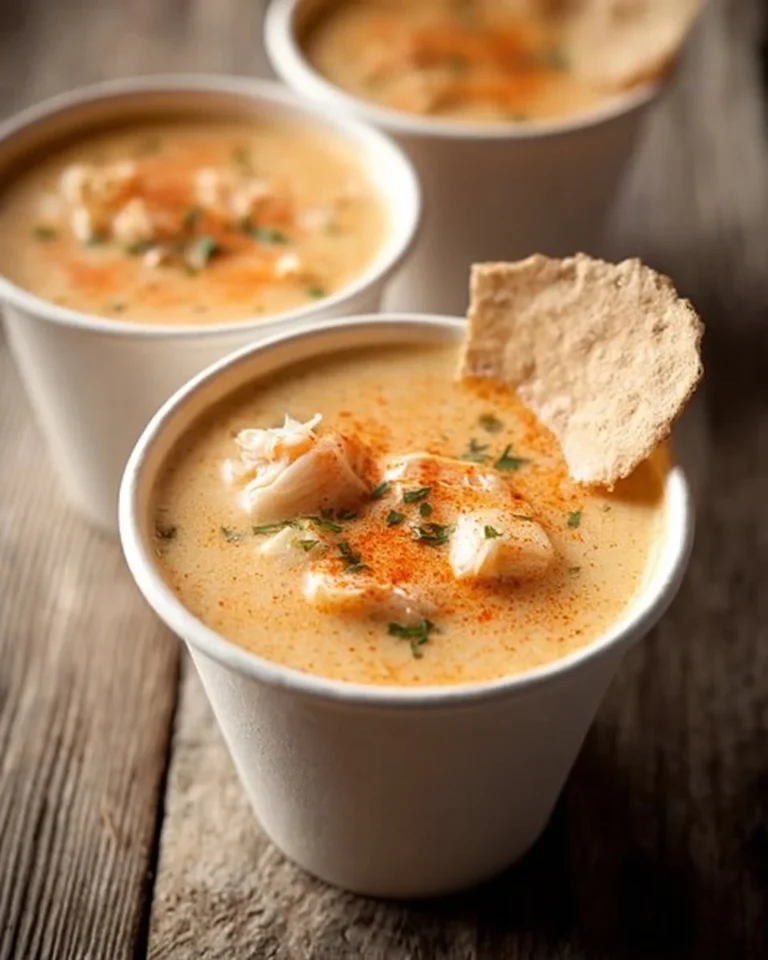 Bubba’s Crab Stew with succulent crab and flavorful broth