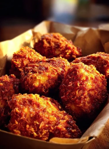 Deliciously crispy Southern fried chicken served with sides
