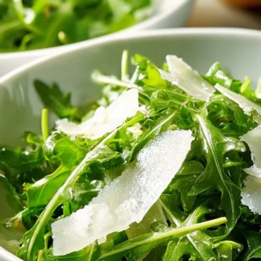 5-Ingredient Easter Arugula Salad with fresh ingredients