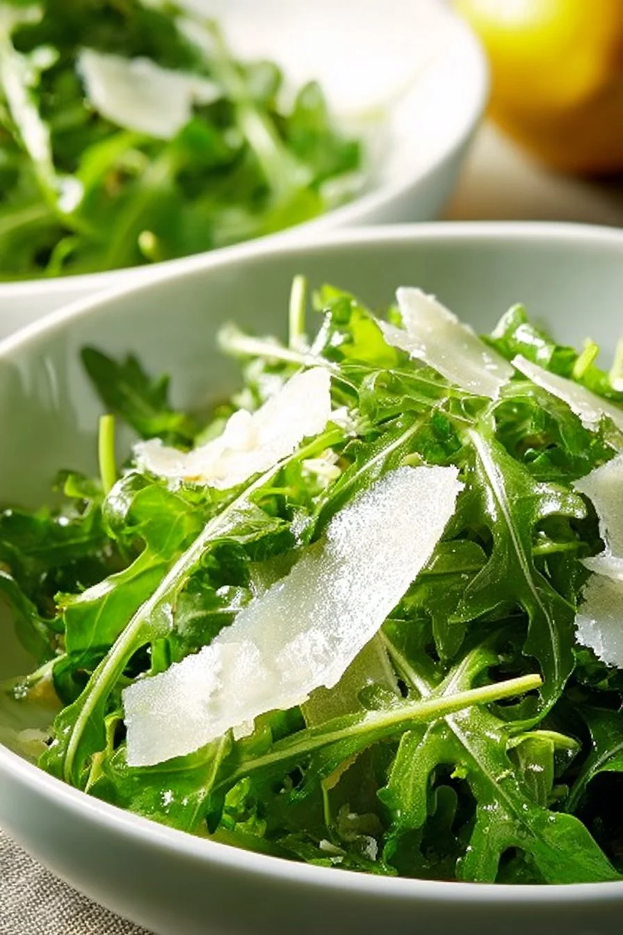 5-Ingredient Easter Arugula Salad with fresh ingredients