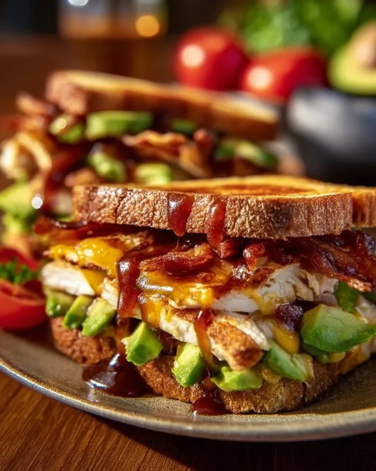 Delicious Cowboy Club Sandwich with layers of meat, cheese, and fresh vegetables