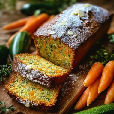 Irresistible zucchini and carrot bread recipe with zesty flavor slices