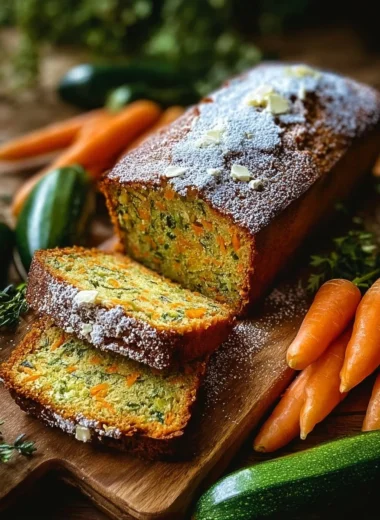 Irresistible zucchini and carrot bread recipe with zesty flavor slices
