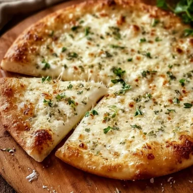 Delicious layered cheese dip served with fresh homemade breadsticks.