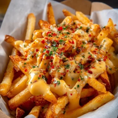 Delicious Louisiana Voodoo Fries inspired by Wingstop's recipe