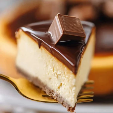 Luxurious Millionaire Cheesecake featuring rich layers and garnishes.