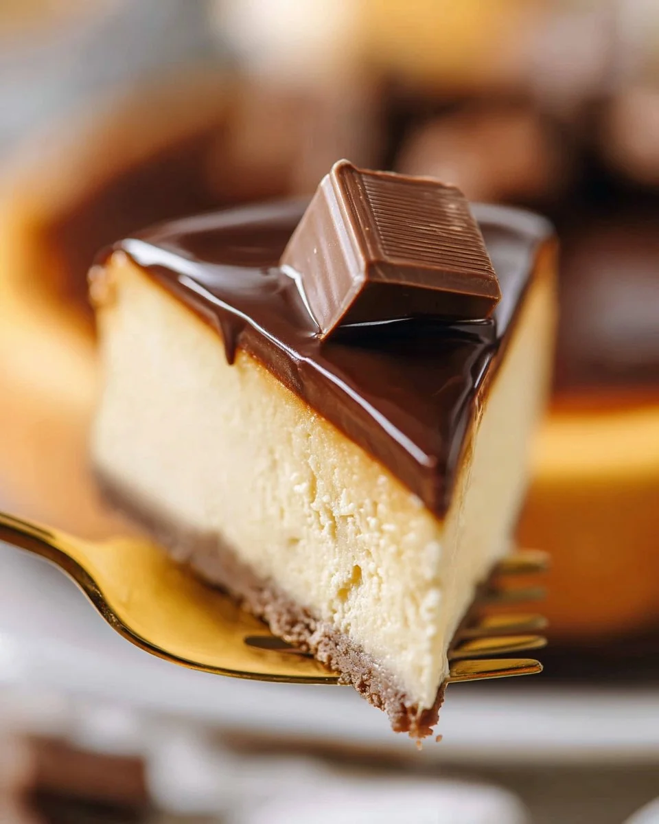 Luxurious Millionaire Cheesecake featuring rich layers and garnishes.