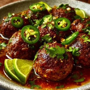 Spicy Mexican Donkey Balls dish featuring vibrant spices and rich flavors.
