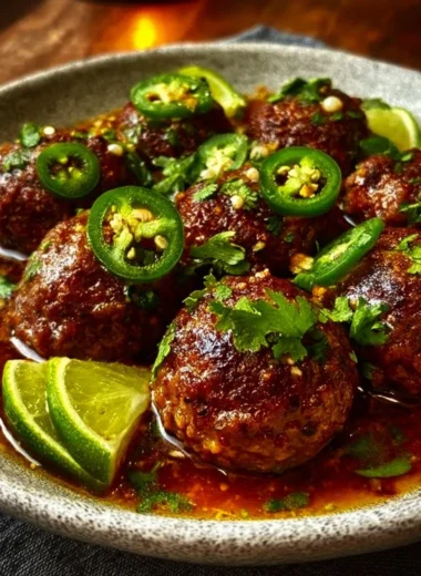 Spicy Mexican Donkey Balls dish featuring vibrant spices and rich flavors.