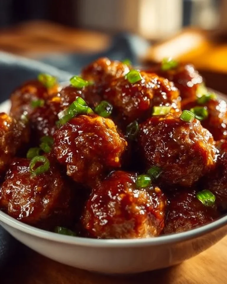 Delicious Sweet Chili Meatballs in a crockpot for easy cooking