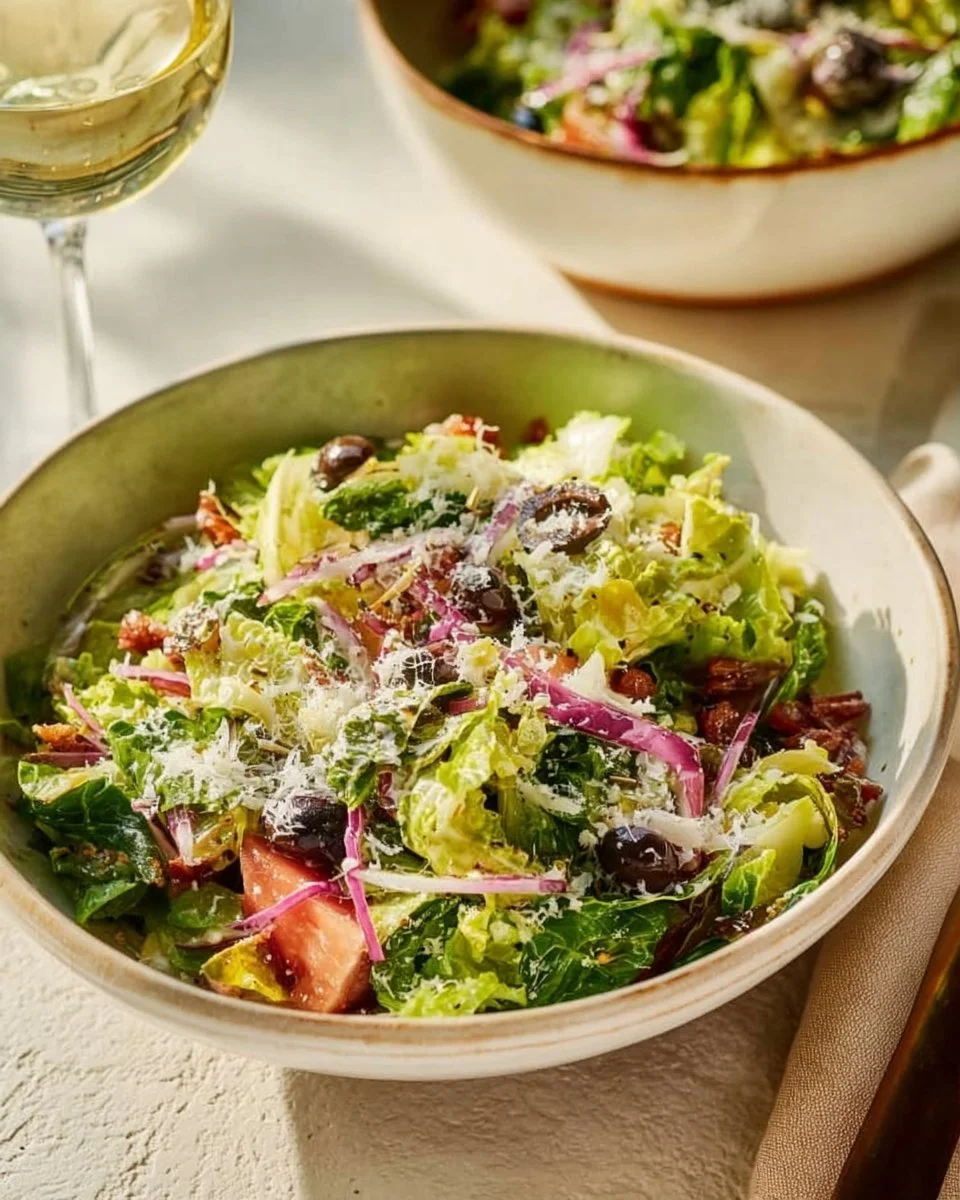 Delicious Scala Salad with fresh vegetables and a tangy dressing