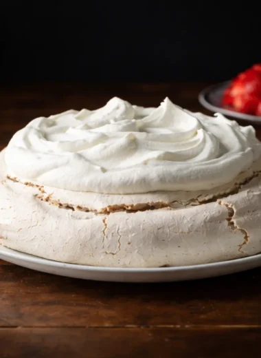 Container of cream of tartar, a key baking ingredient for meringue and cakes.