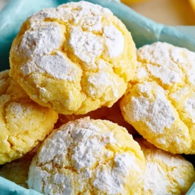 Lemon Whippersnapper Cookies with a crispy exterior and lemon zest icing