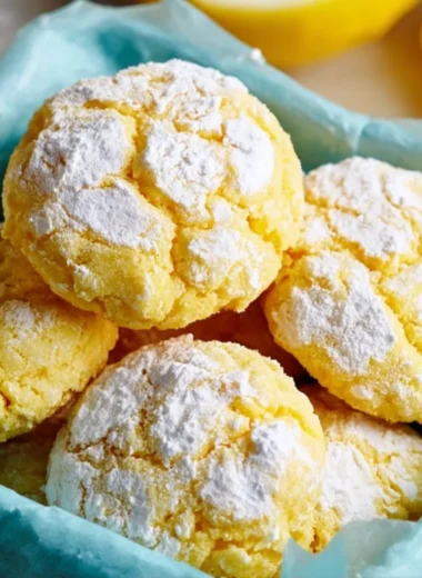 Lemon Whippersnapper Cookies with a crispy exterior and lemon zest icing
