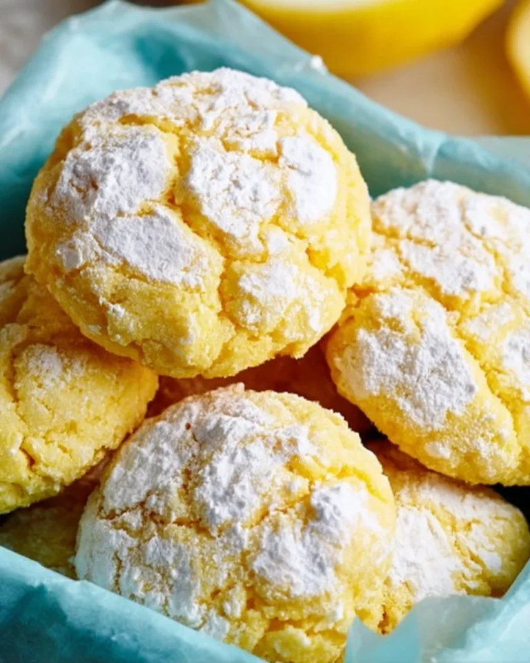 Lemon Whippersnapper Cookies with a crispy exterior and lemon zest icing