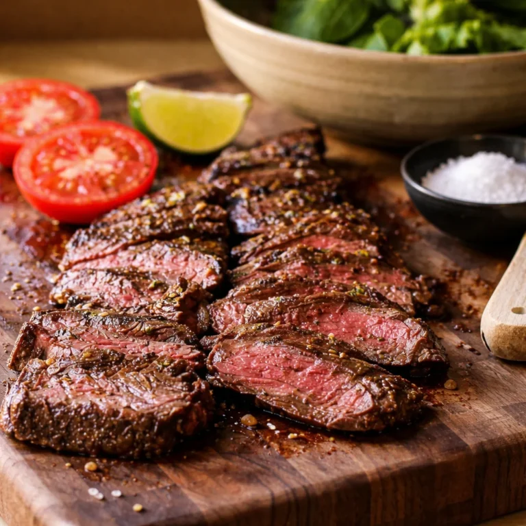 Delicious carne asada marinade with citrus juices and spices for flavorful grilled steak.