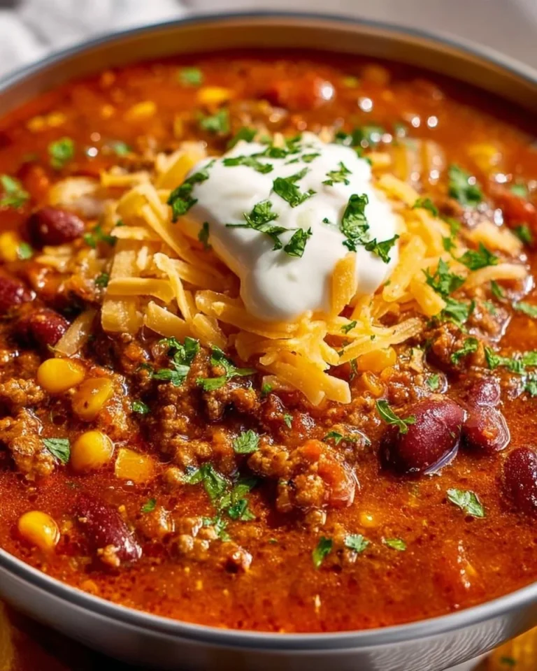 Bowl of delicious taco soup topped with cheese and cilantro
