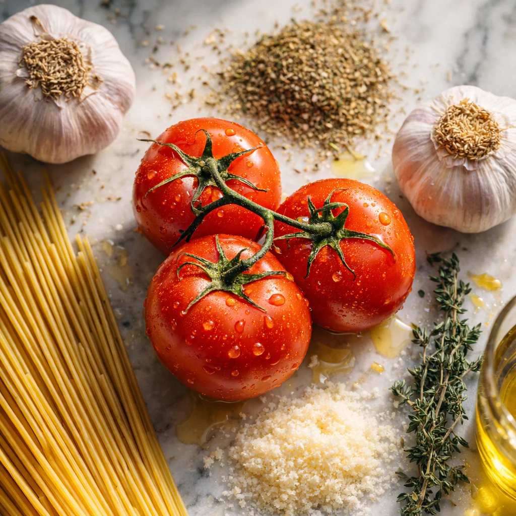 Five easy pasta sauces made from common pantry staples for quick meals.