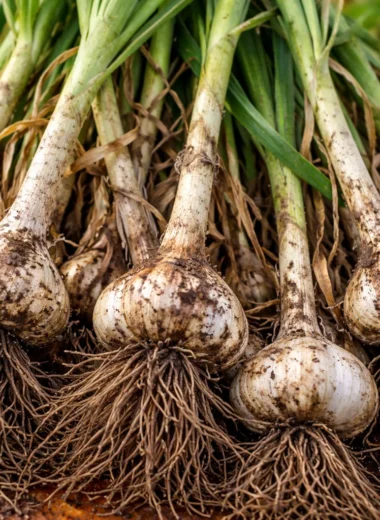 Beginner's guide to growing garlic in containers with tips and methods.