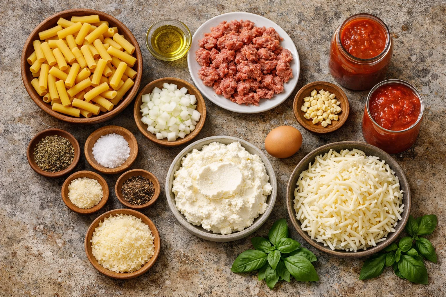 Delicious Best Baked Ziti Recipe for a Crowd &mdash; Feeds 8 Happy Tummies