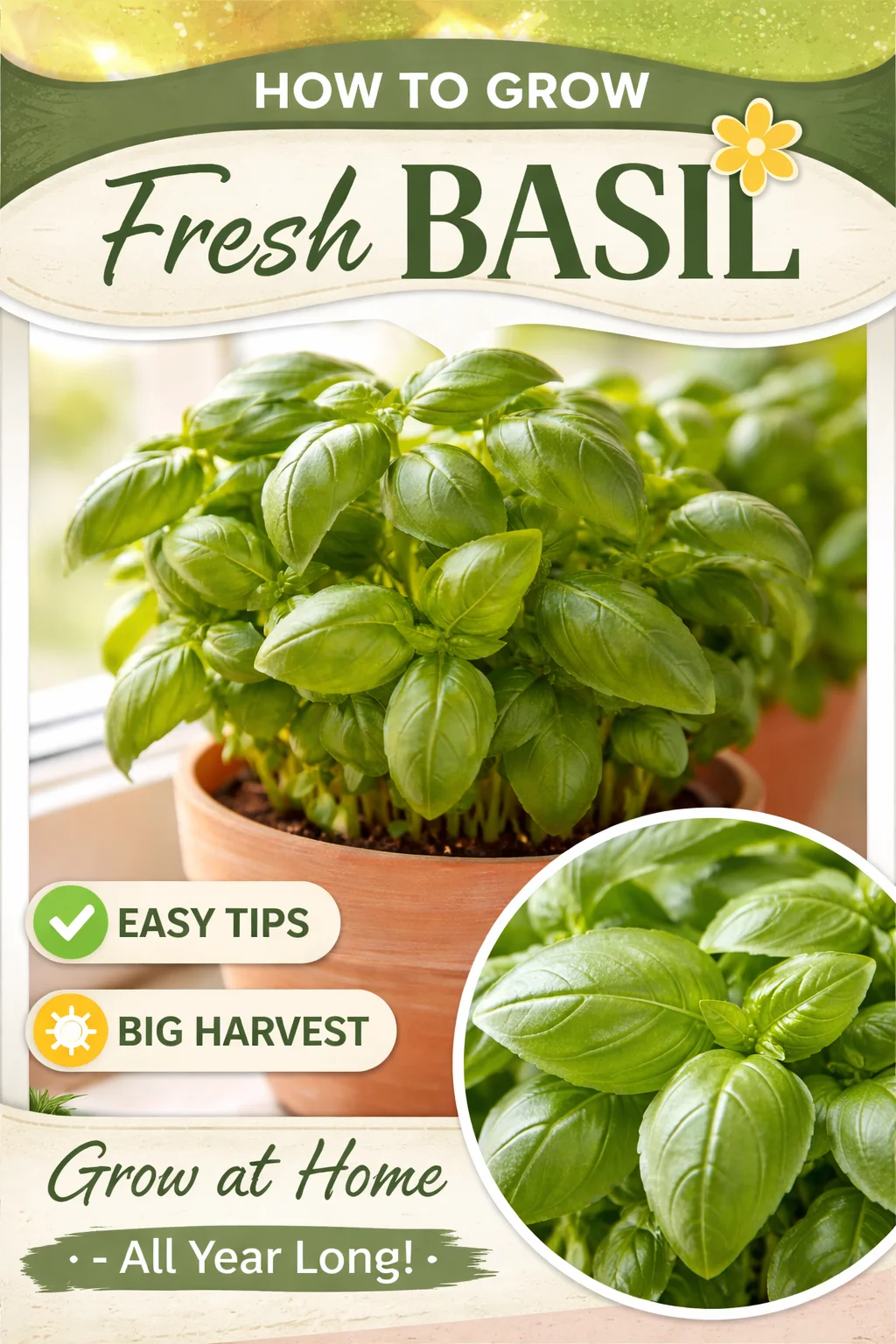 Step-by-Step Guide to Growing Basil in Pots for Beginners
