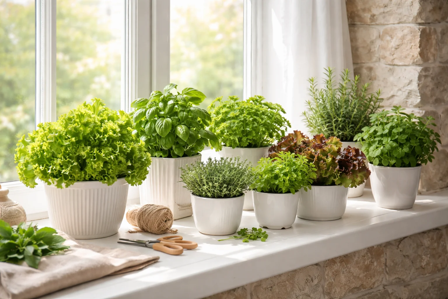 Small Kitchen Garden Ideas for Apartments and Tiny Spaces