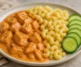 Creamy Chicken Pasta and Cucumber Bites