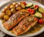 Crispy Garlic Butter Salmon