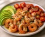 Garlic Butter Shrimp Avocado Plate